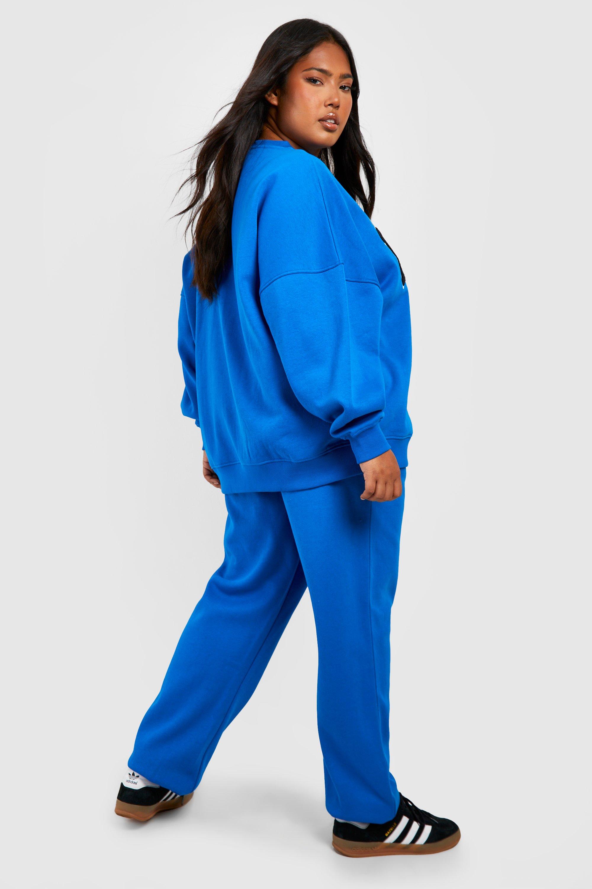 Adidas tracksuit best sale womens plus size