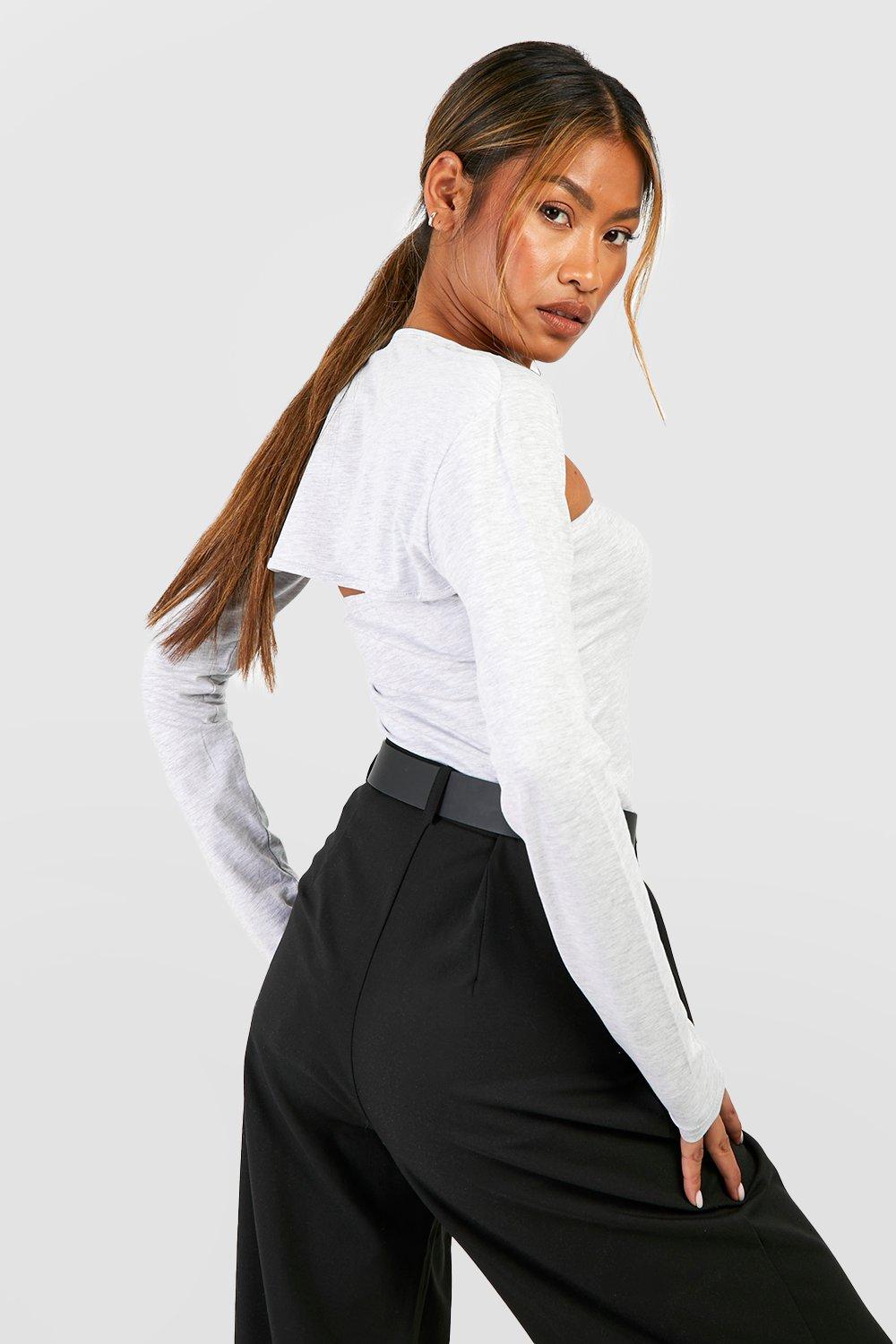 White cotton clearance bolero