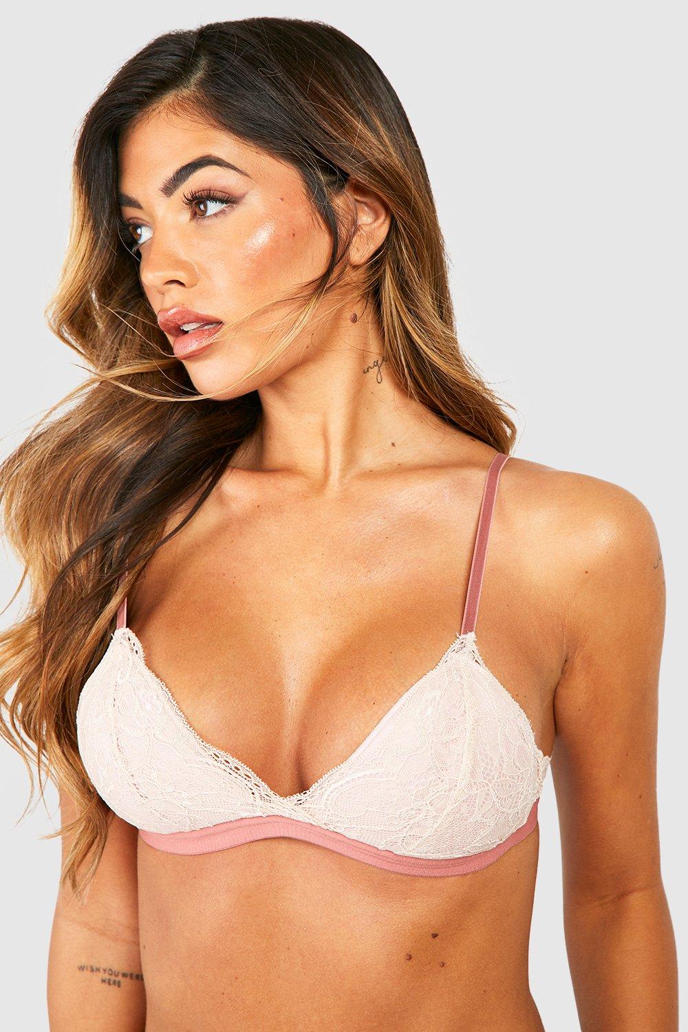 Lace Detail Soft Bralette