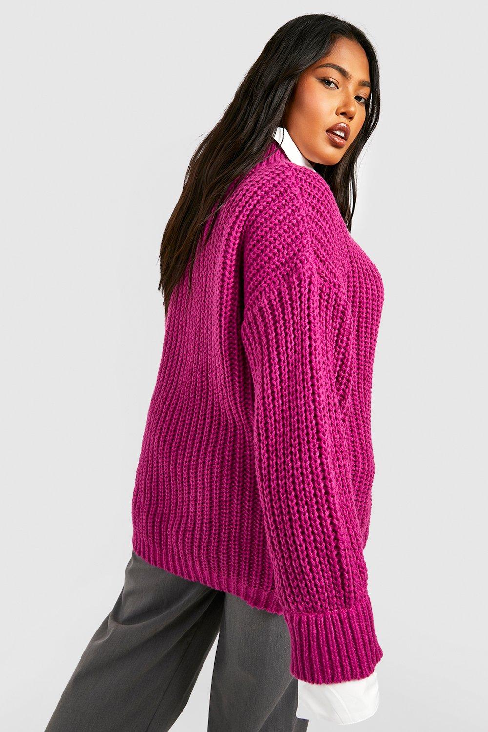 Women's Plus Collared Shirt Balloon Sleeve V Neck Jumper | Boohoo UK