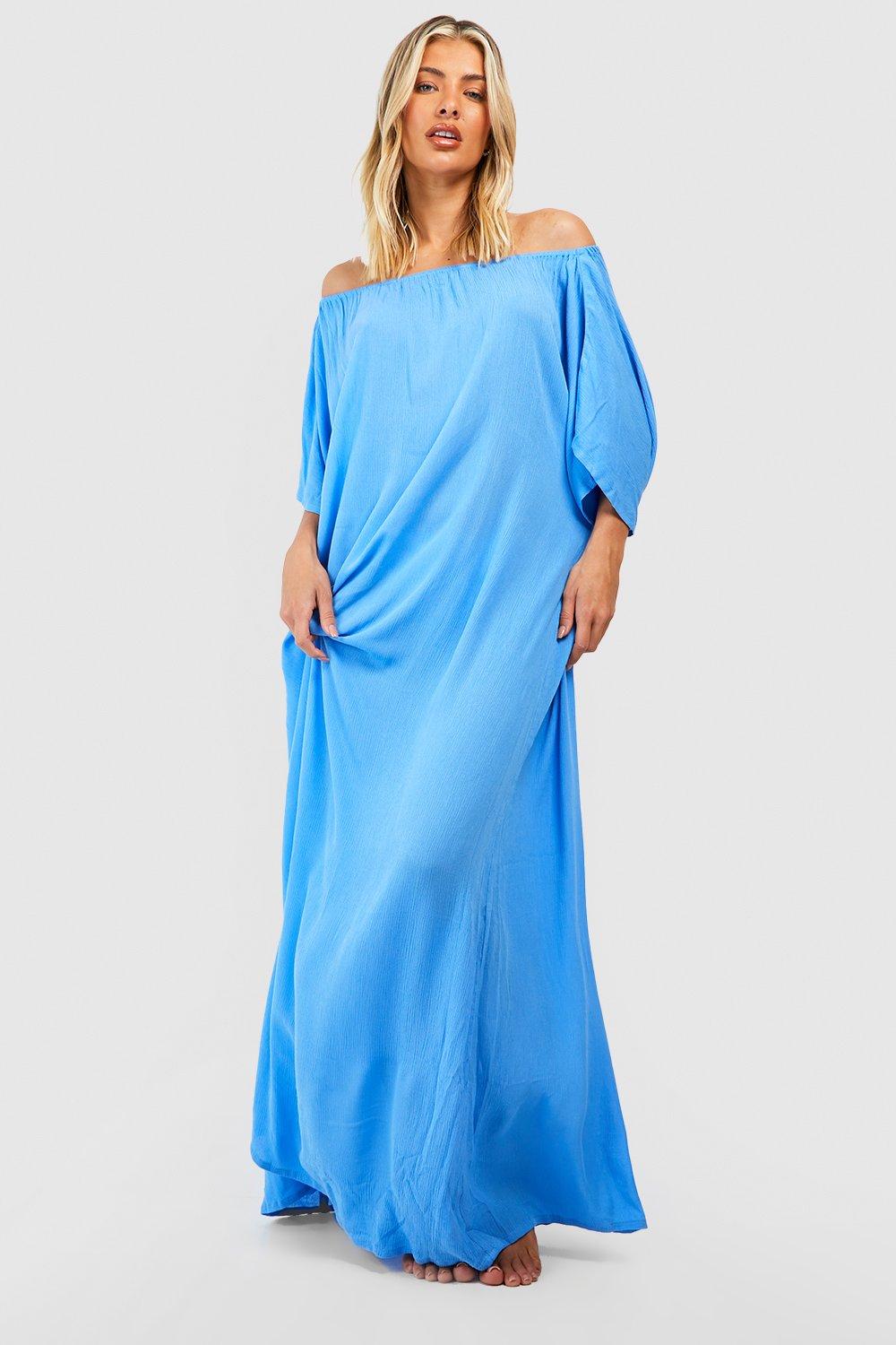 Off the shoulder store beach maxi dress