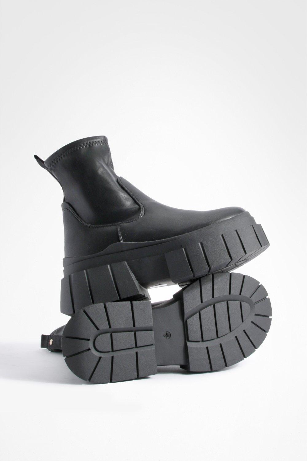 Boohoo store chunky boots