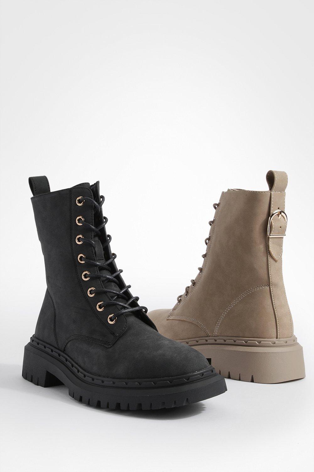 Lace up cheap cleated boots