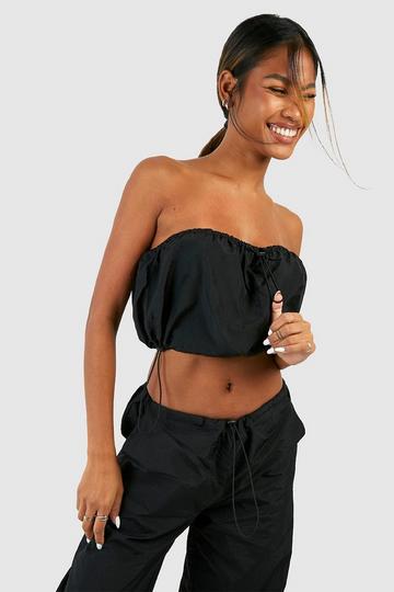 Parachute Toggle Cargo Top black