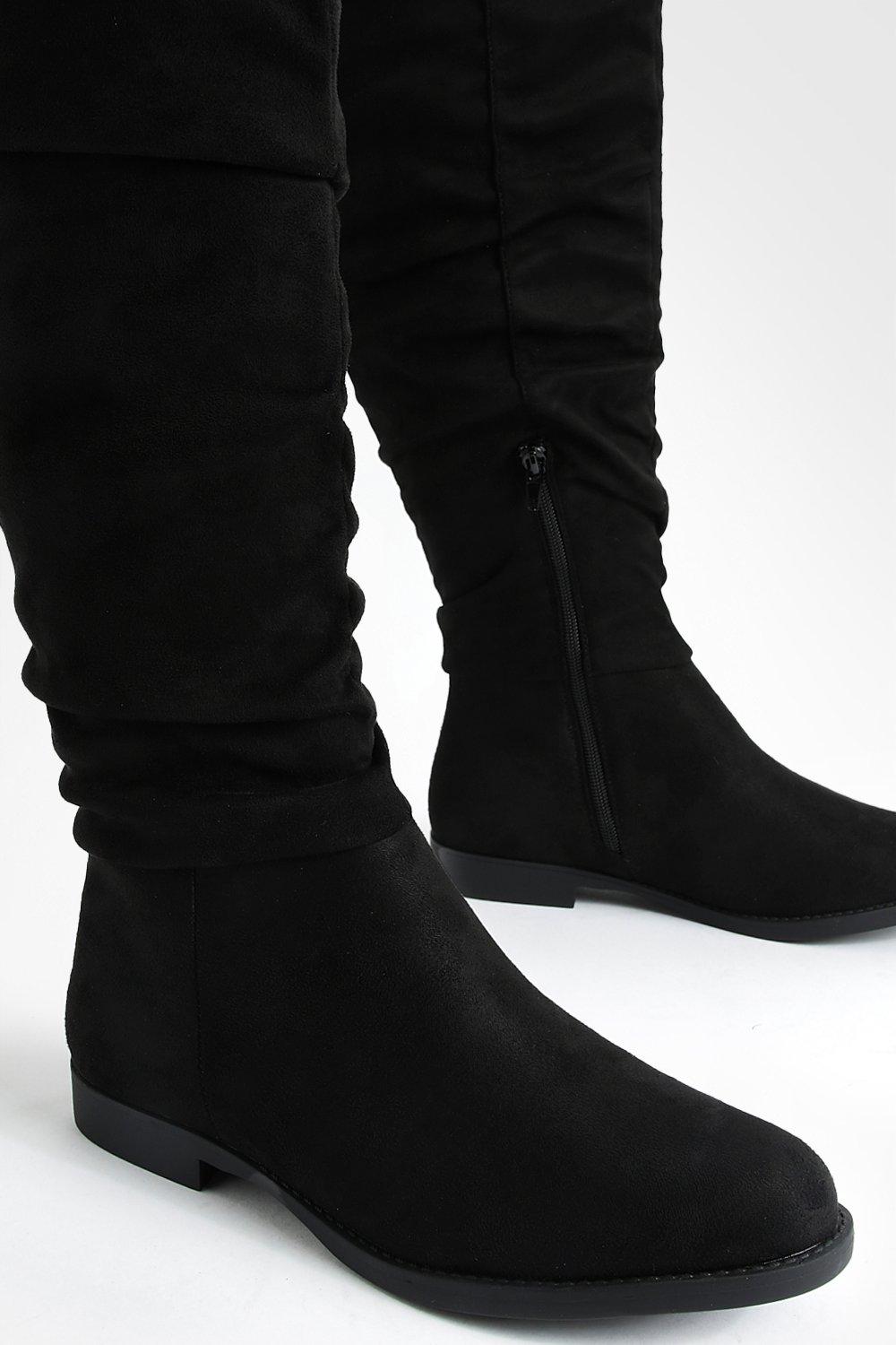 Botas altas planas mujer sales