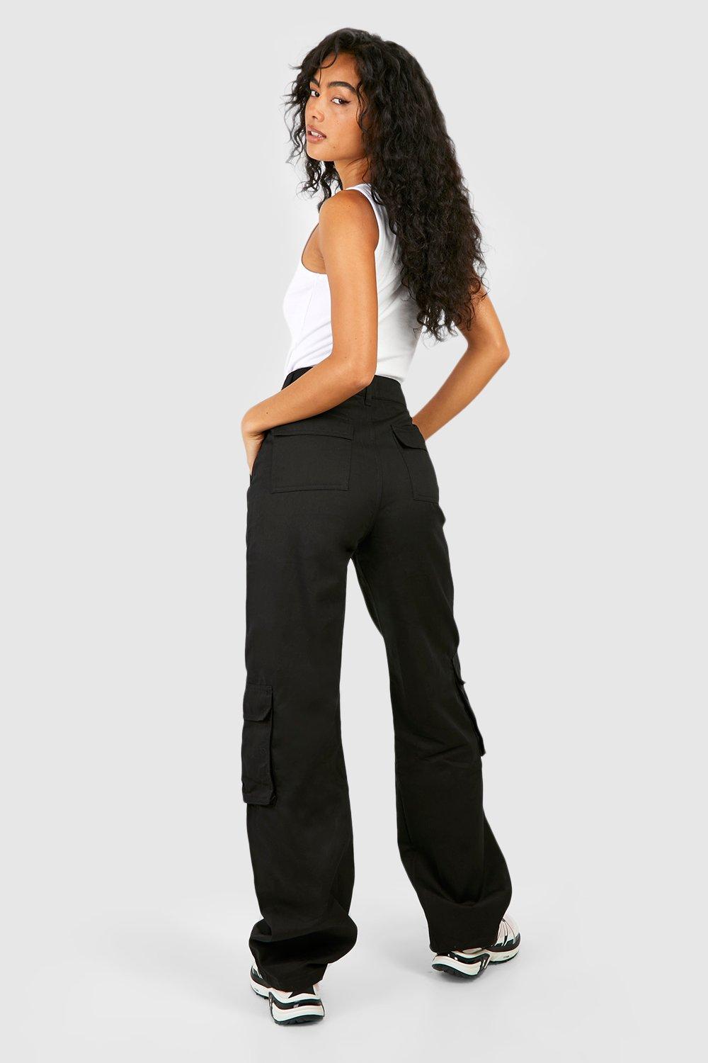 Cargo pants boohoo best sale