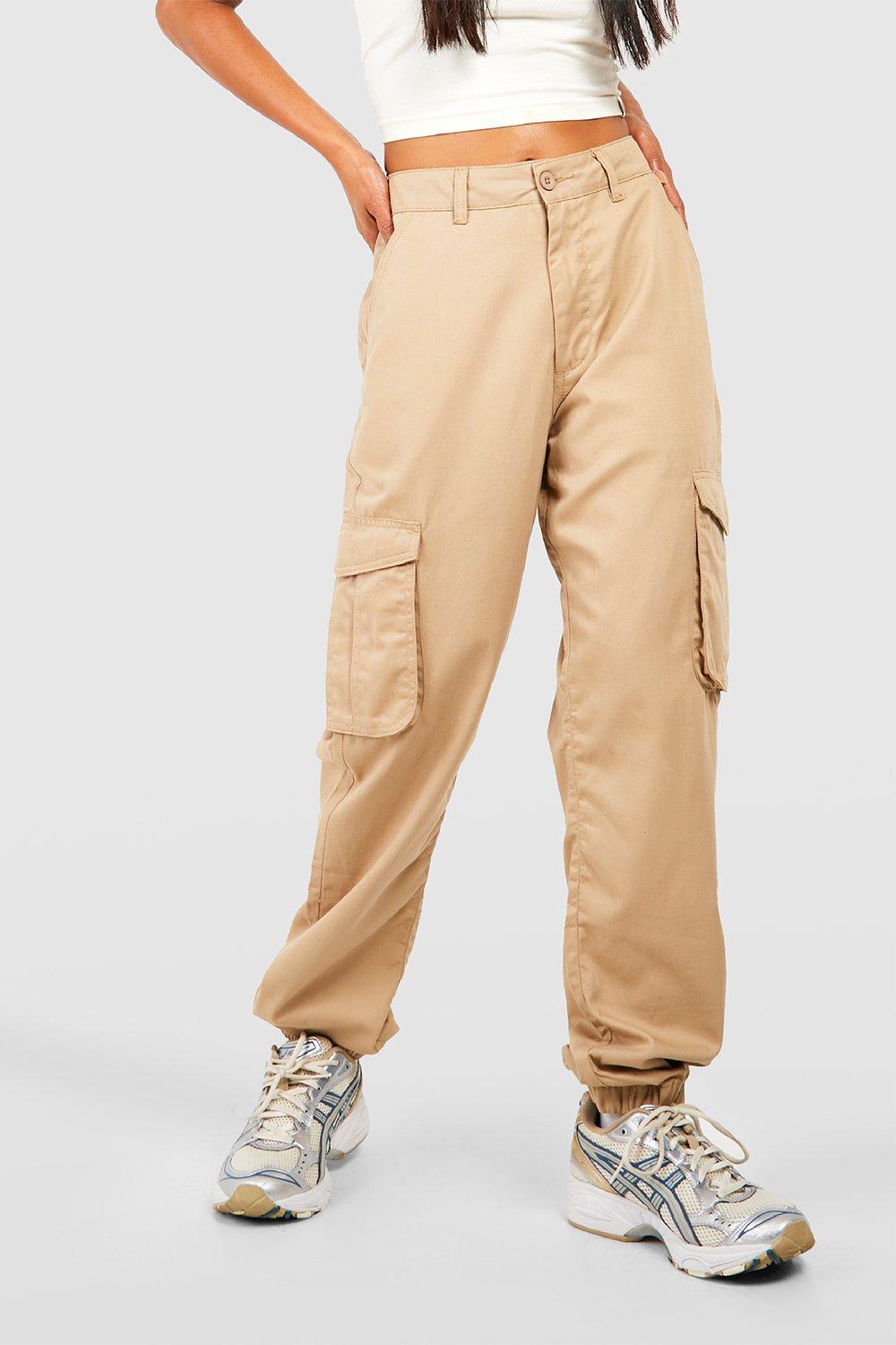 Twill Cargo Jogger Pants for Girls