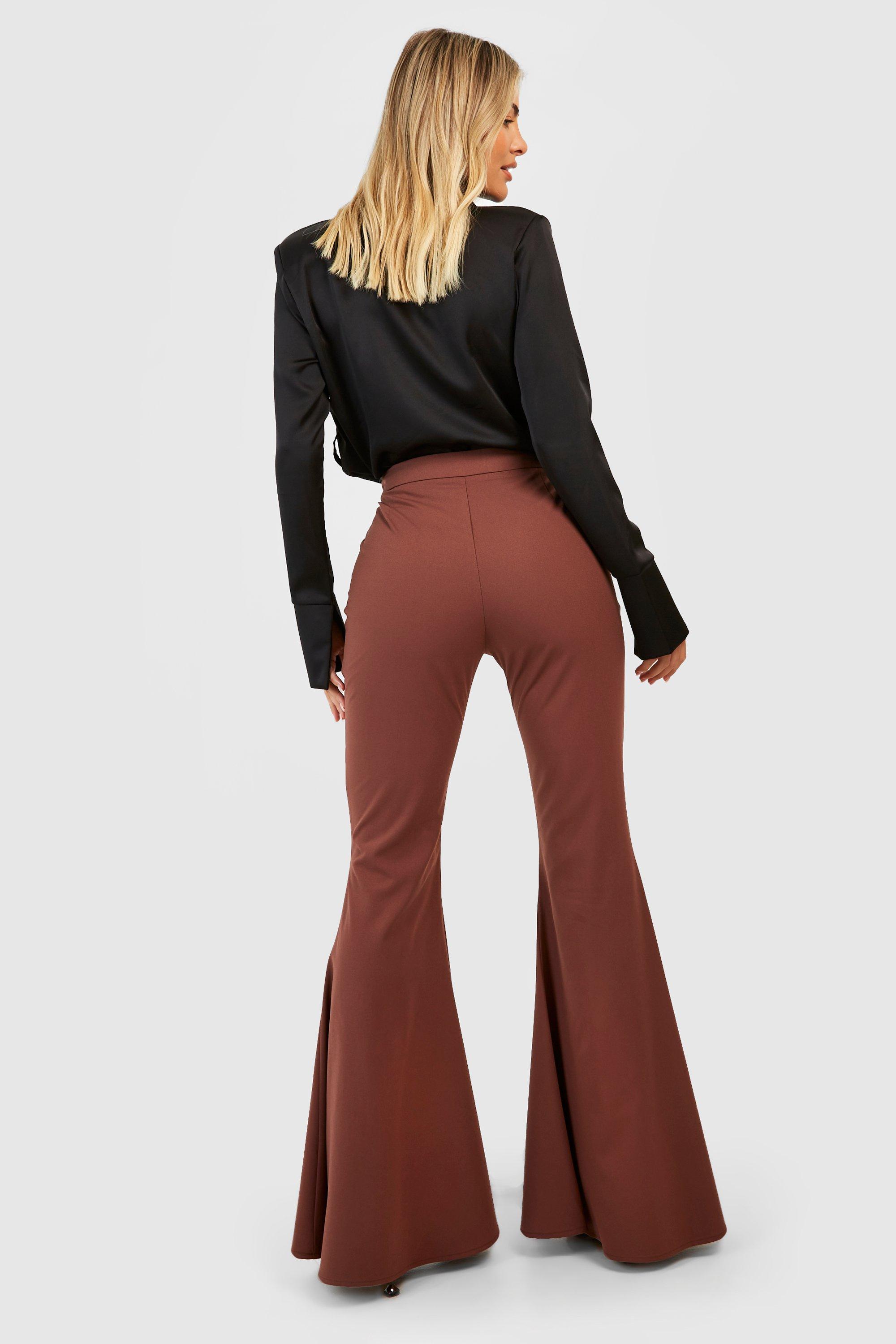 Brown Flared Pants -  Canada