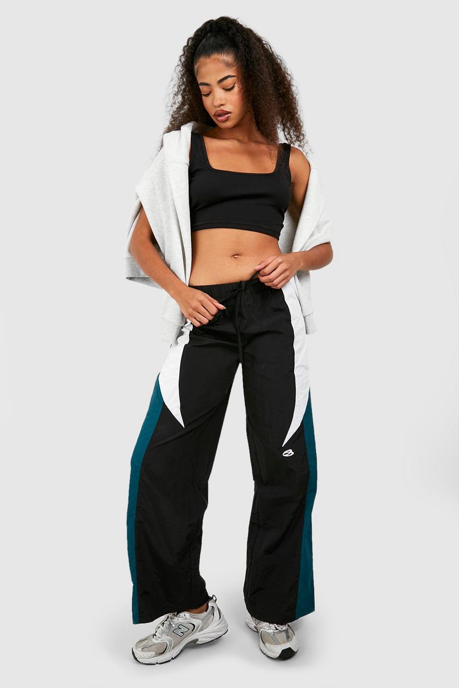 Parachute Straight Fit Color Block Joggers image number 1