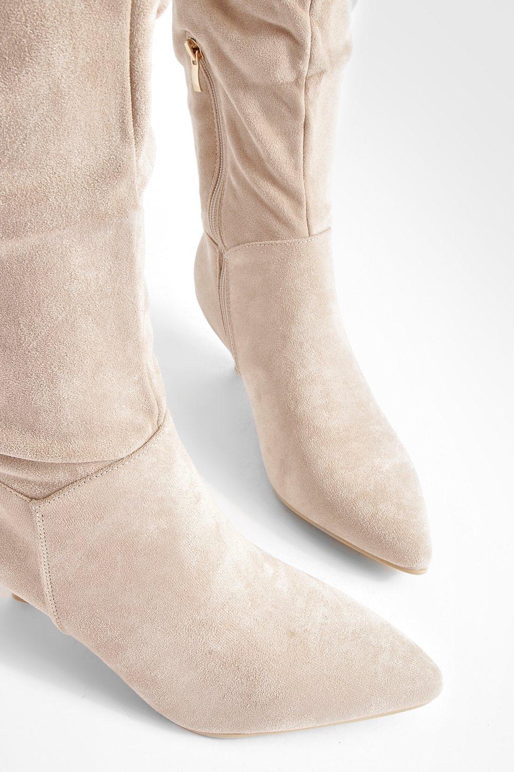 Beige shop boots uk