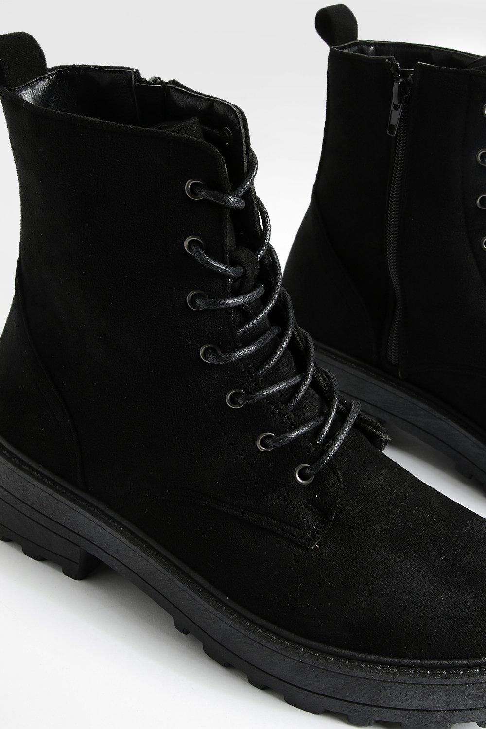 Boohoo best sale black booties