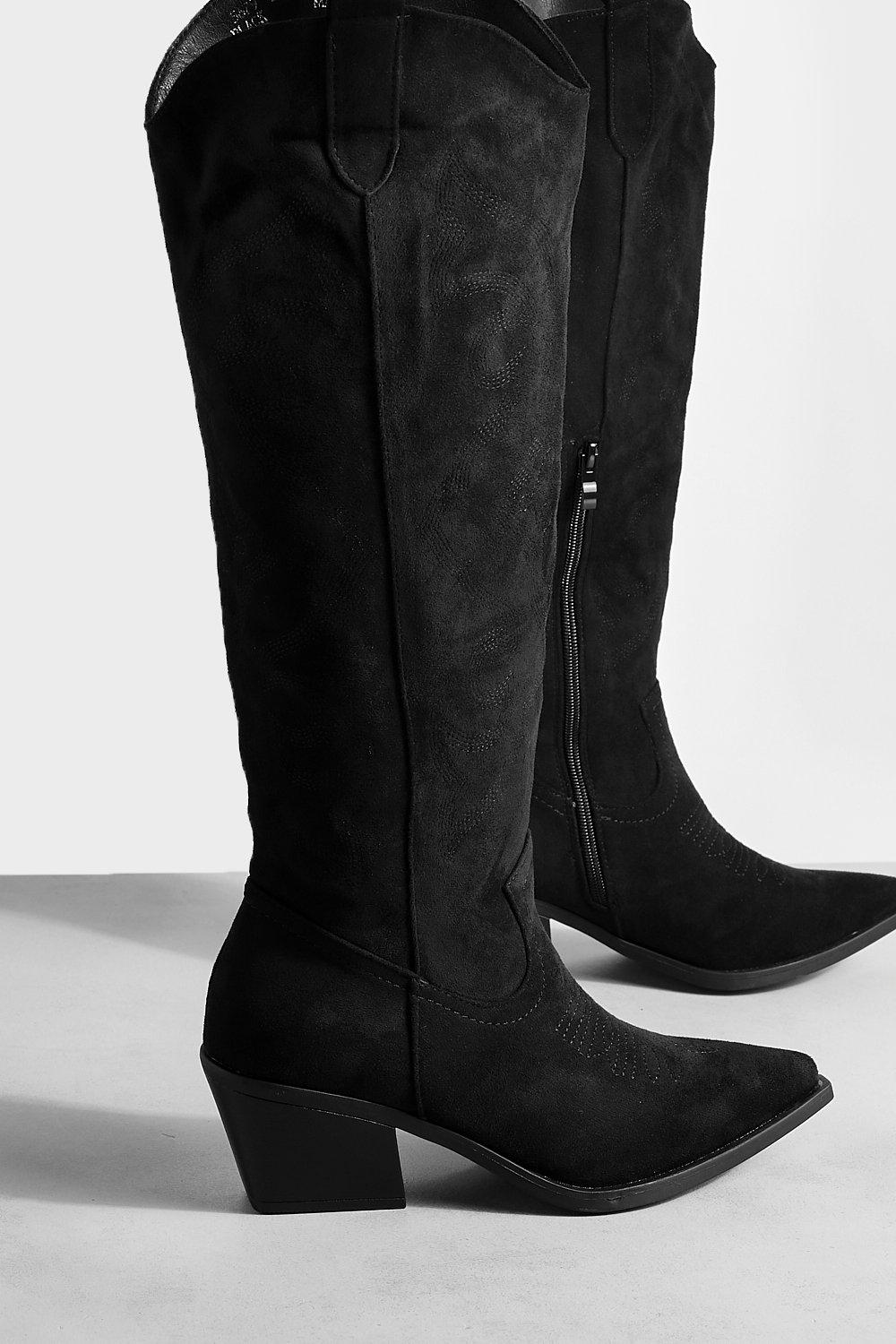 Western clearance heel boots