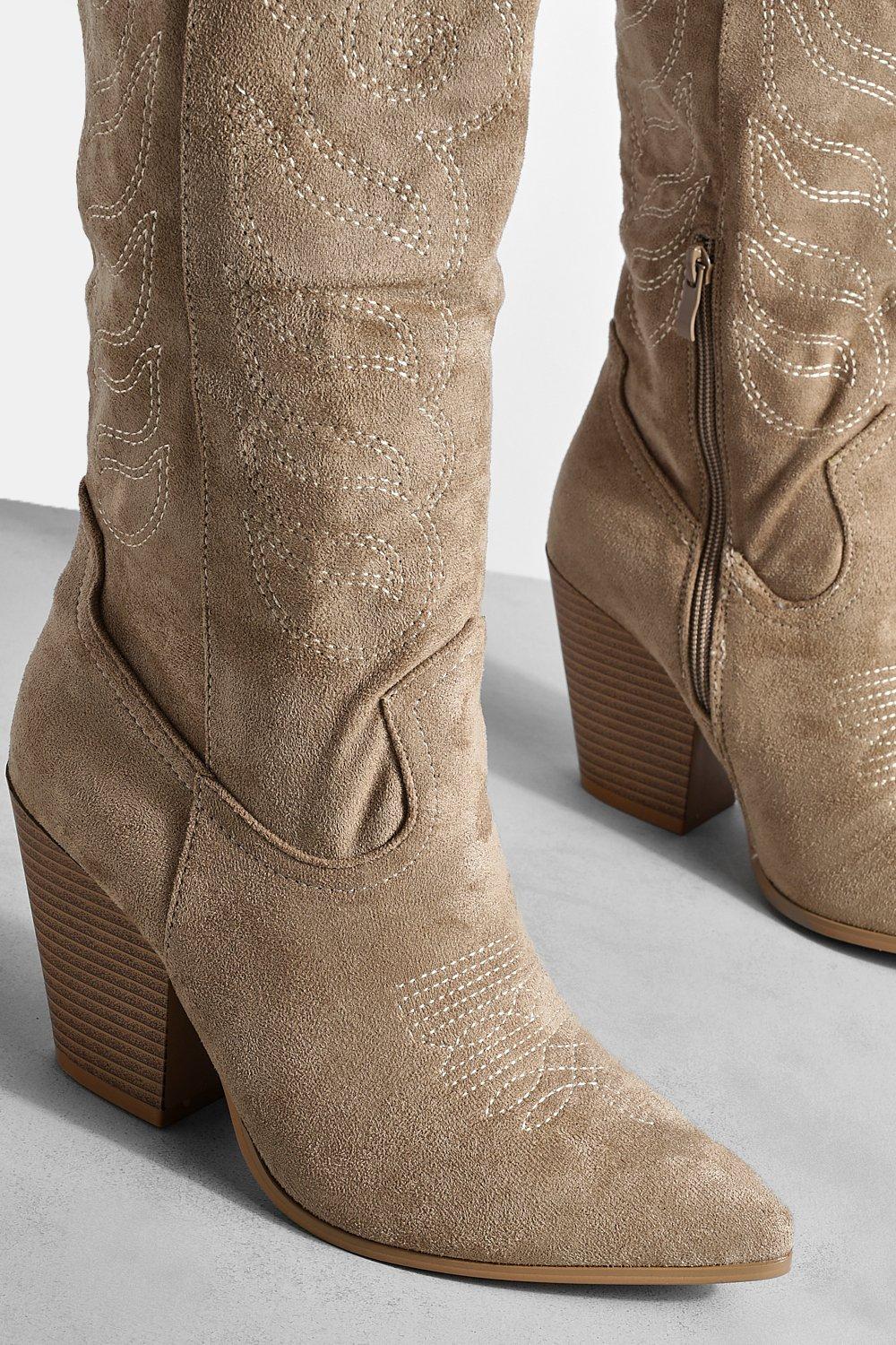 Taupe hot sale cowboy boots