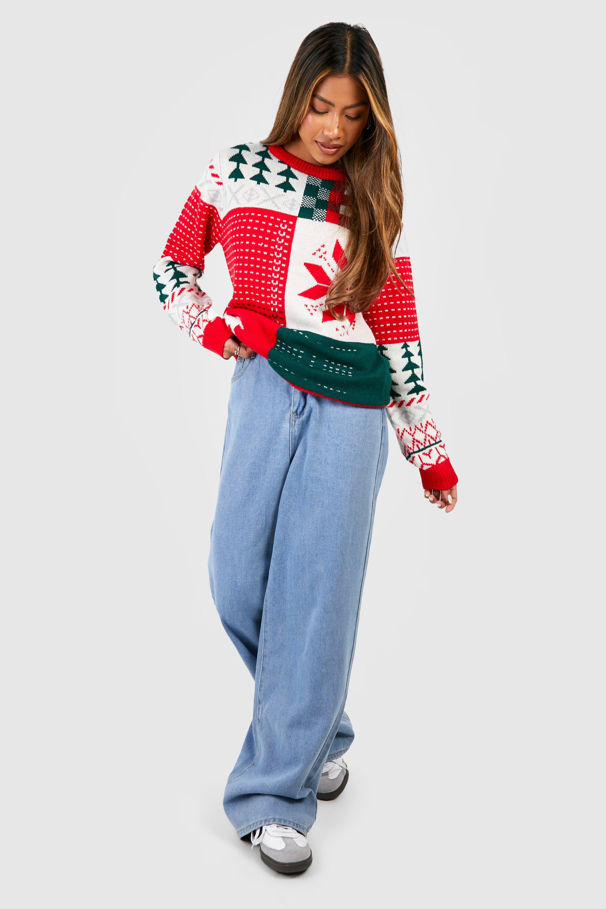 Ugly christmas sweater on sale boohoo