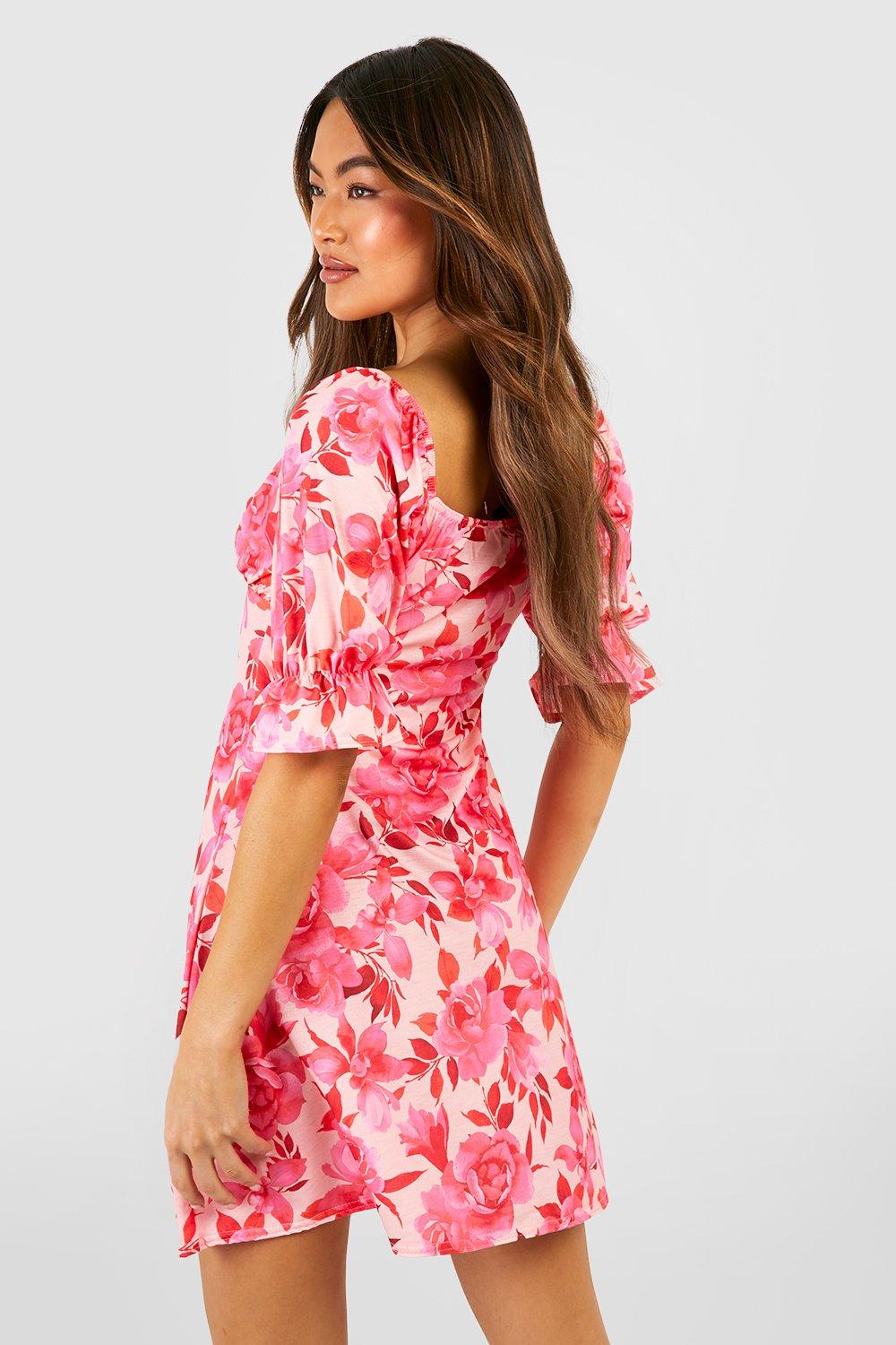 Missguided discount robe fleurie