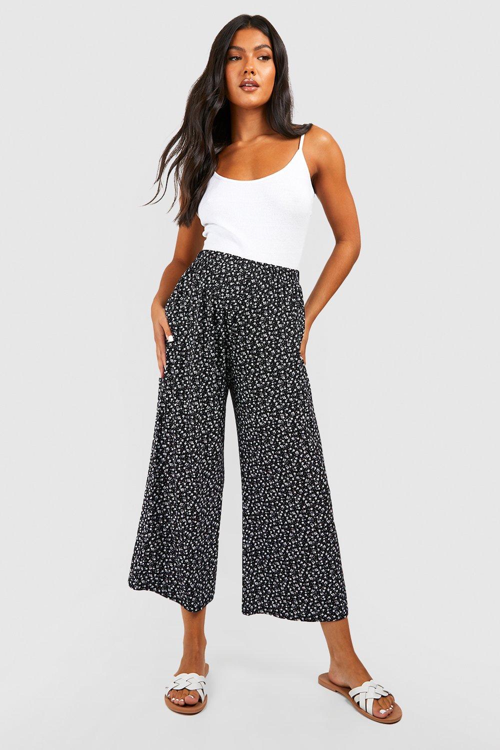 Jupe culotte fleurie sale