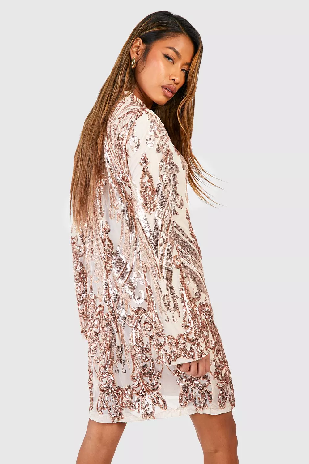 Damask shift dress sales