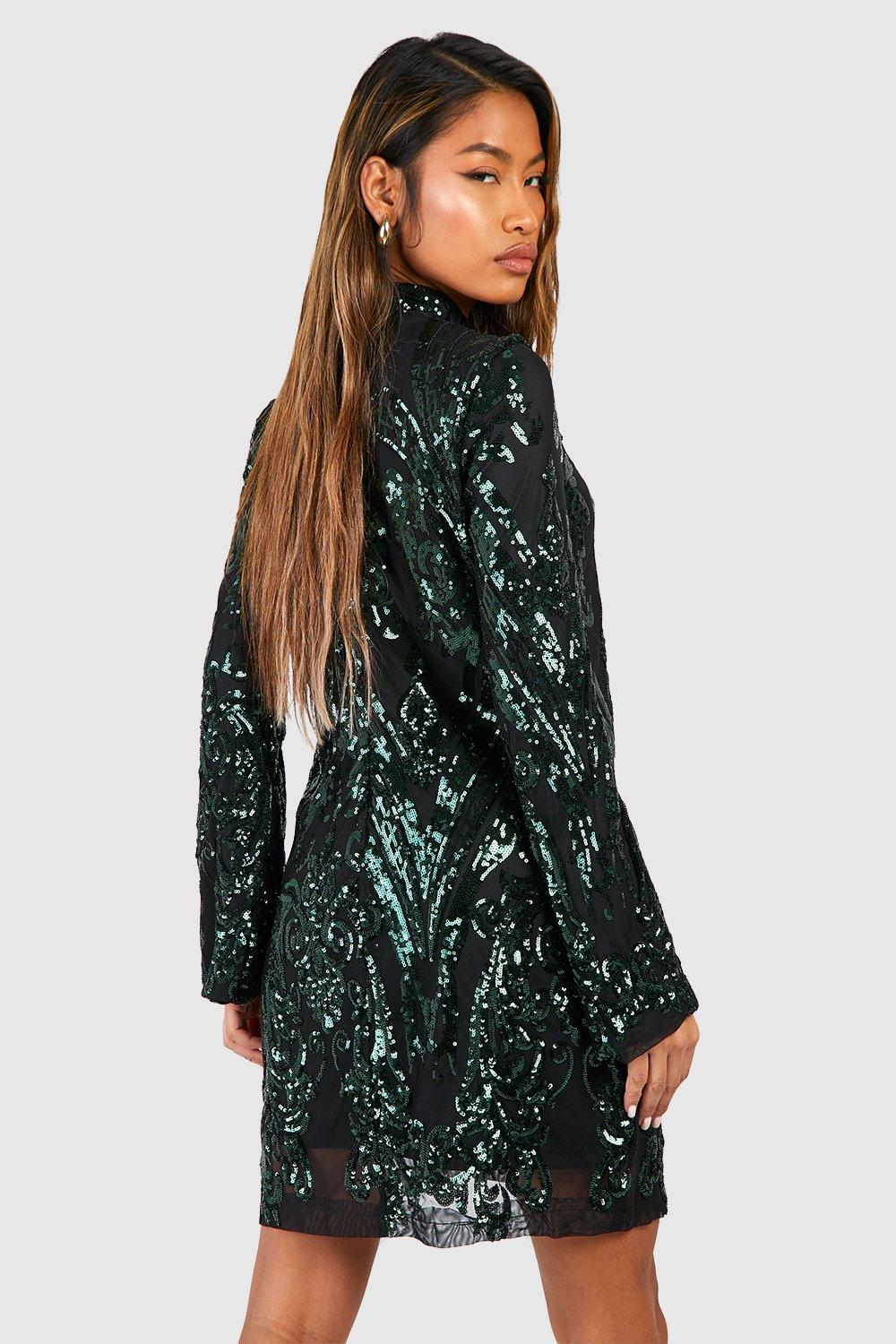 Damask shift outlet dress