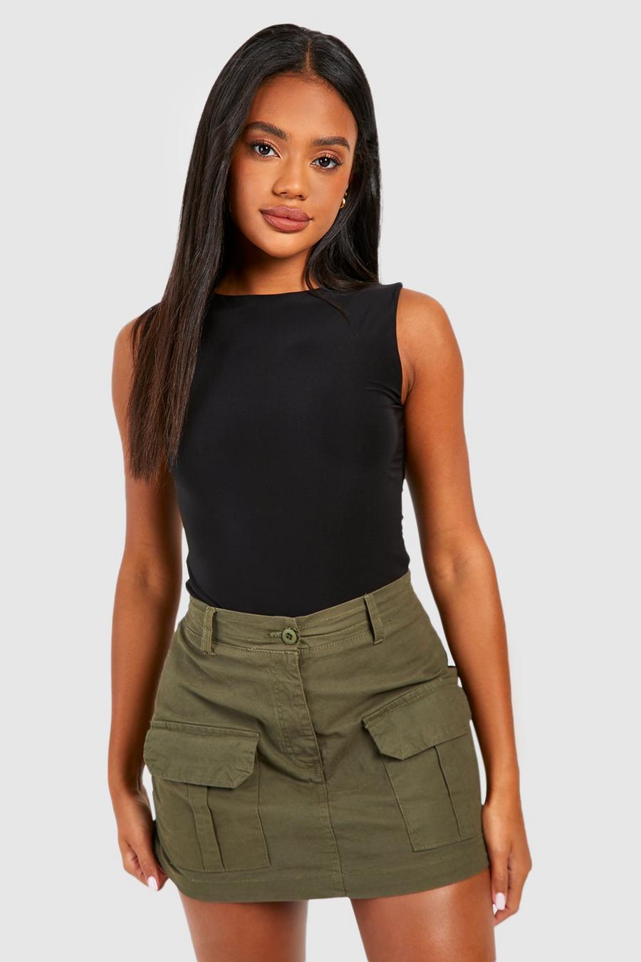 Ruched Satin Bodysuit Going Out Party Top Black –