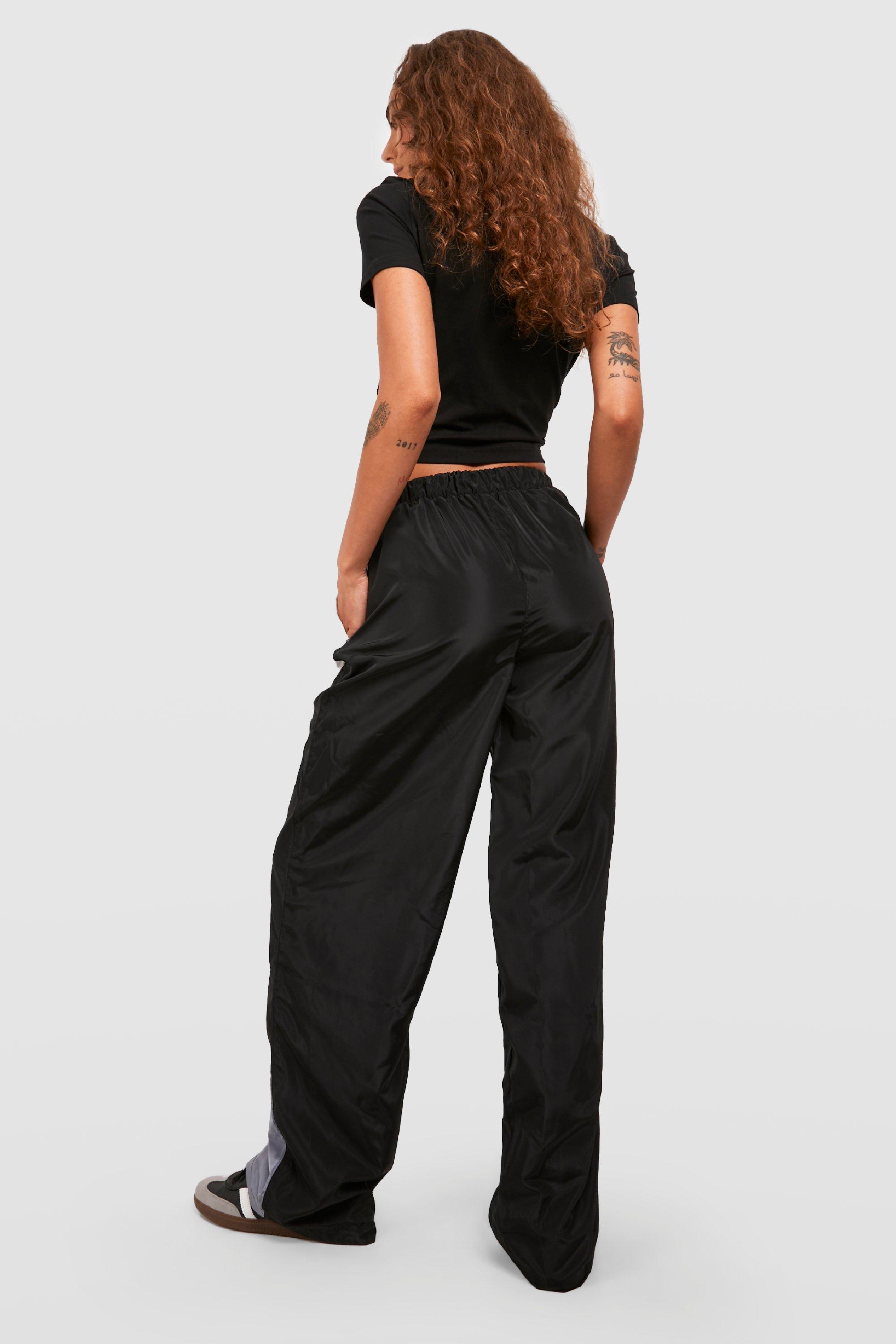 Color block store track pants womens