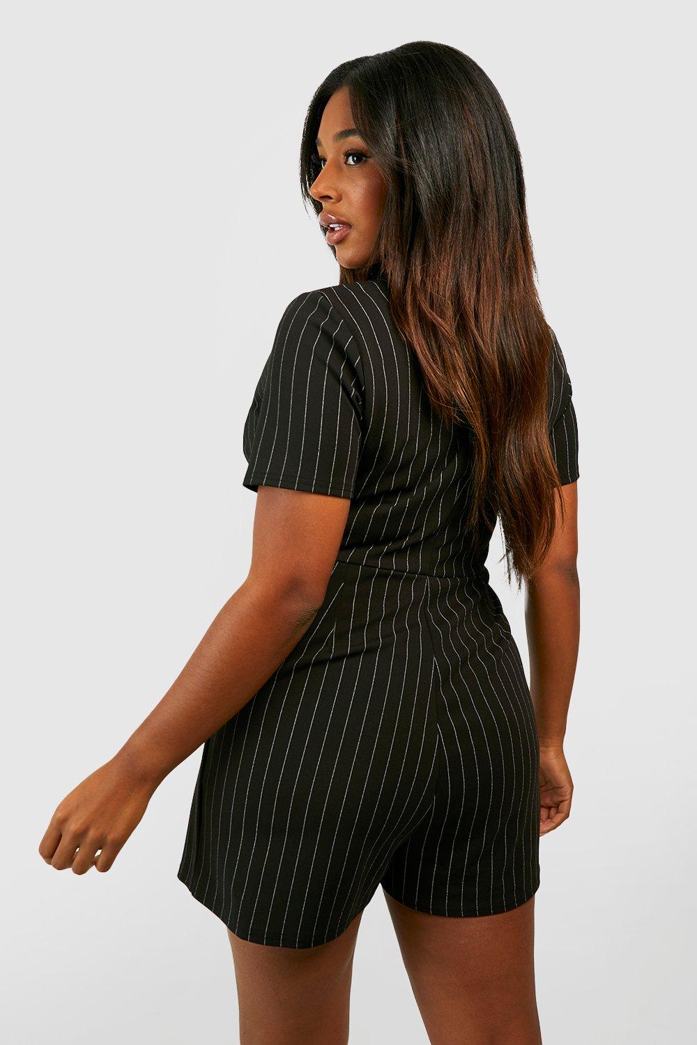 Boohoo pinstripe outlet dress