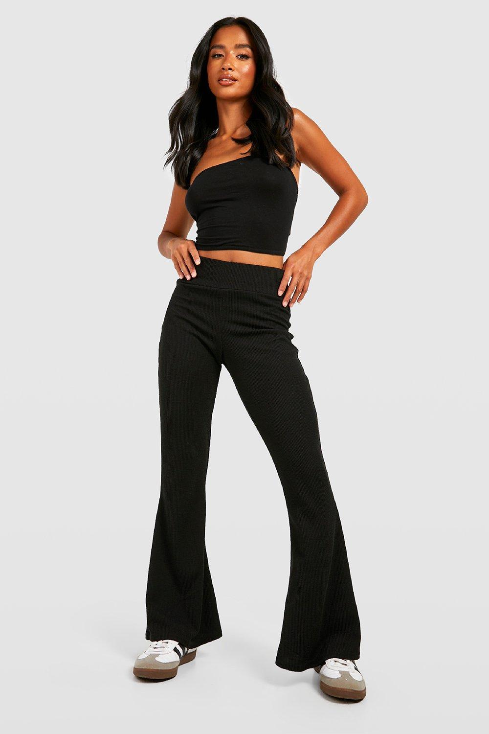 Petite Foldover Waistband Tailored Trousers