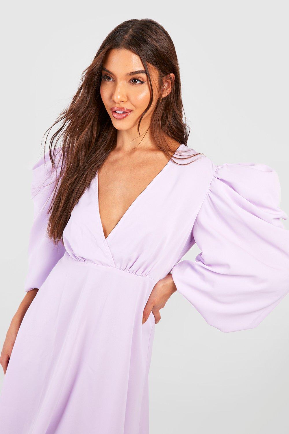 Lilac dress shop boohoo