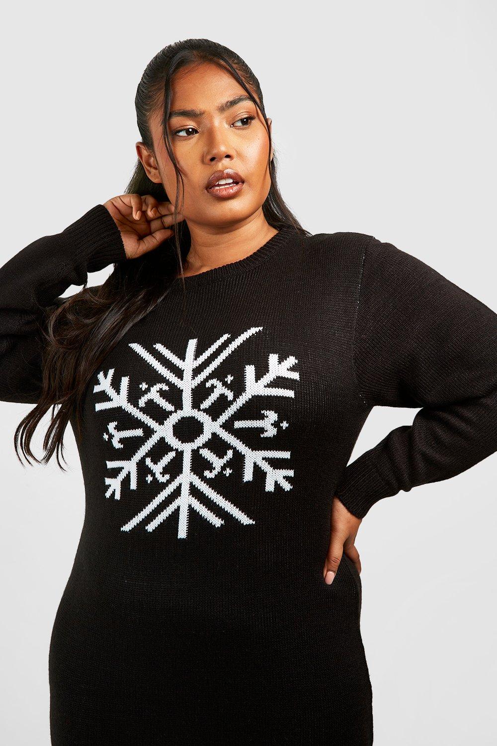 Plus size hotsell snowflake sweater