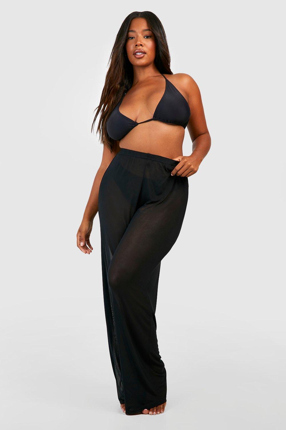 Womens mesh swim on sale pants