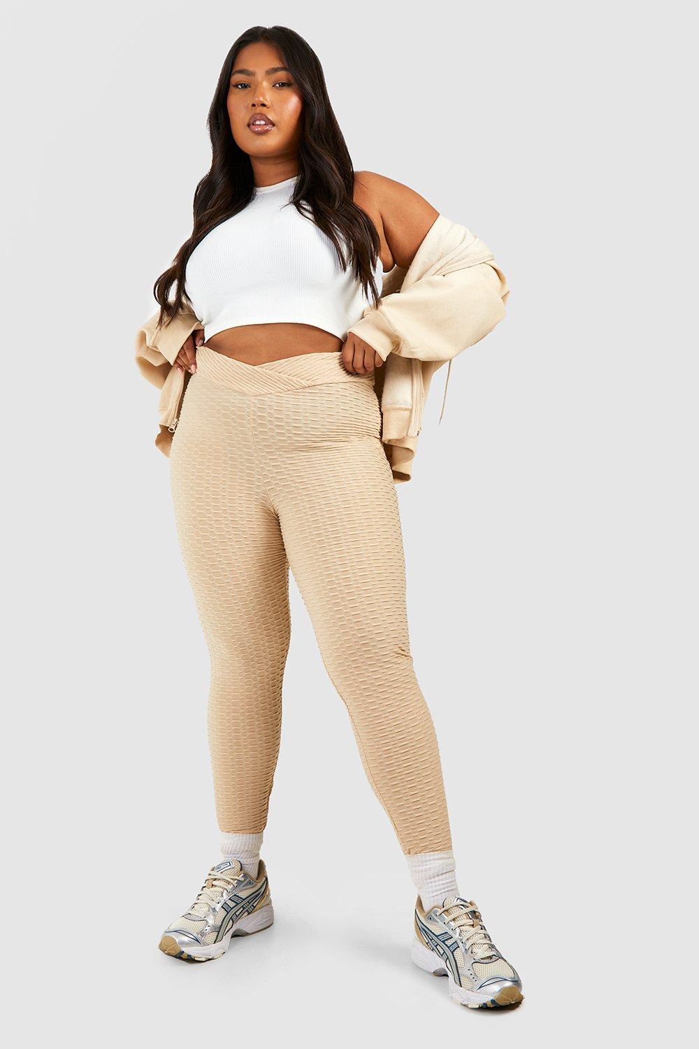 Honey-Comb Tik-Tok Activewear Set Including Cropped Hoodie