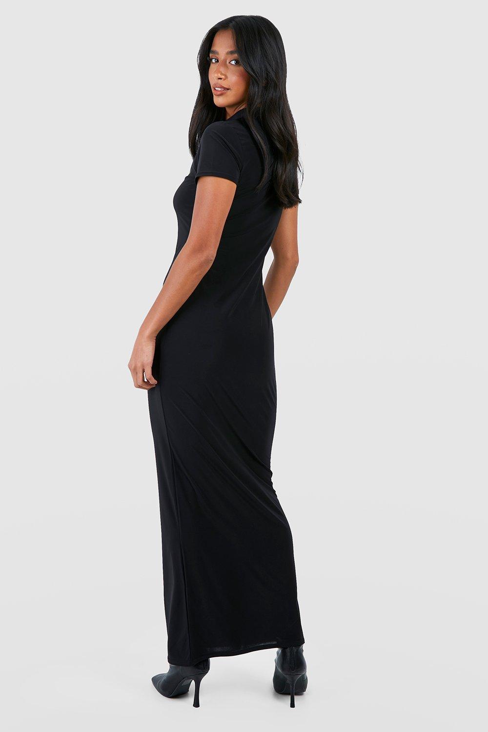 Black maxi dress for short clearance girl