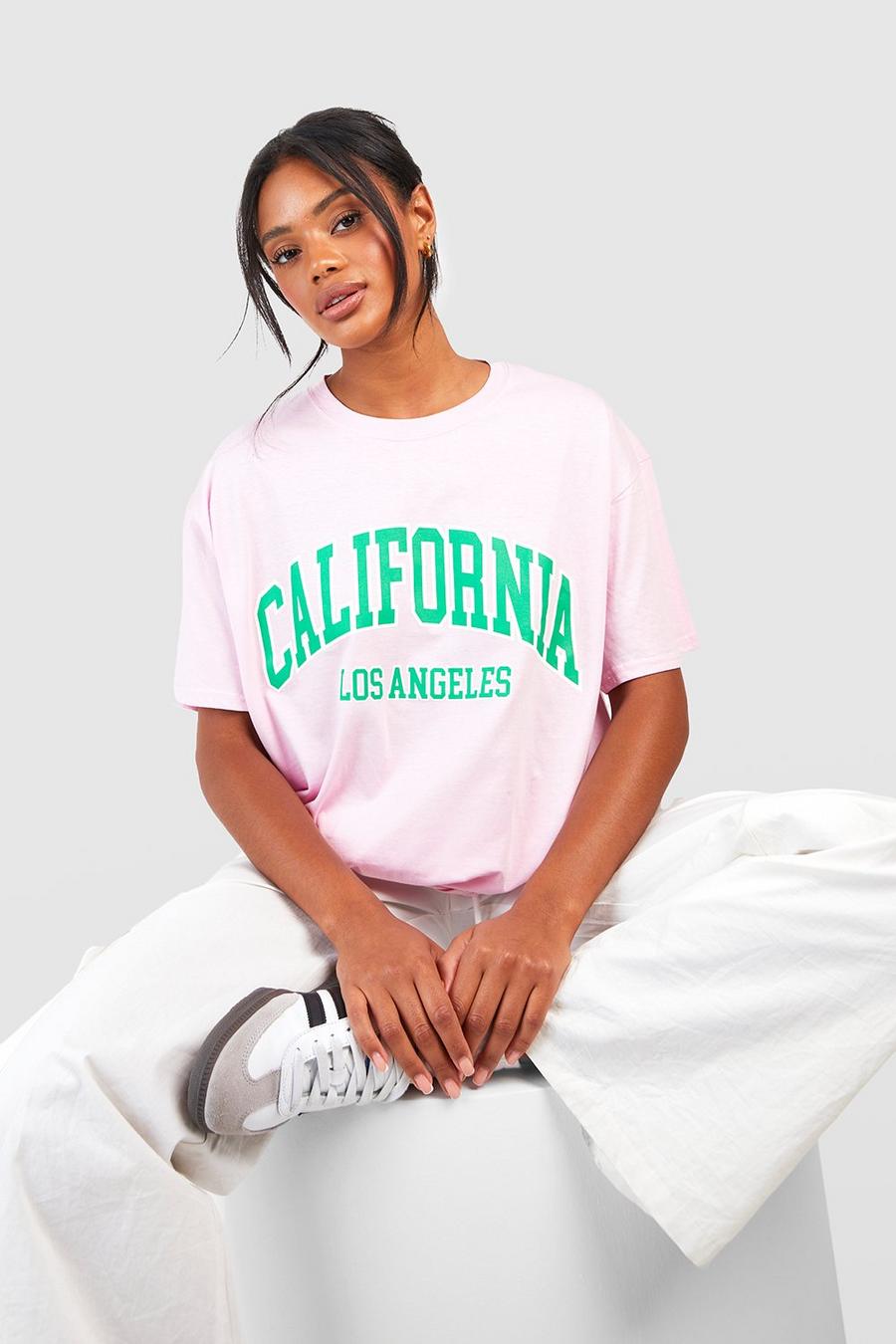 Light pink California Printed T-shirt