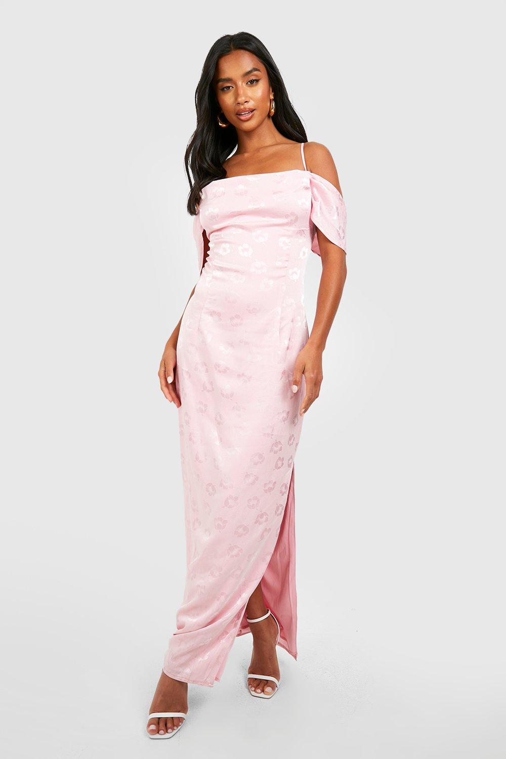 Missguided satin cheap maxi dress