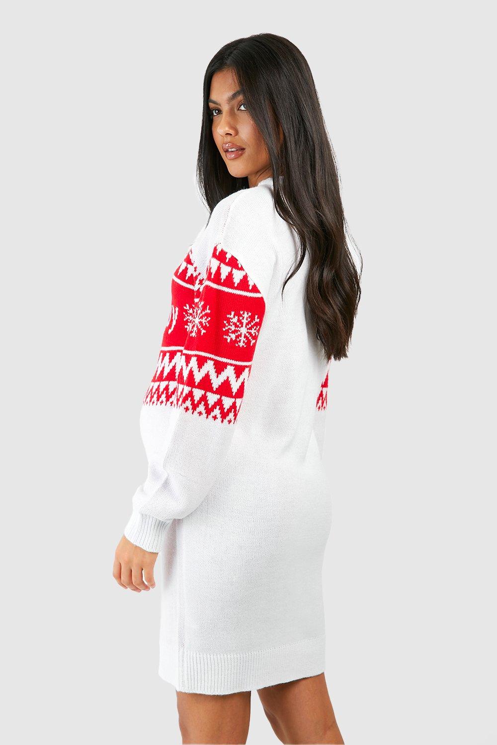 Boohoo santa hot sale dress