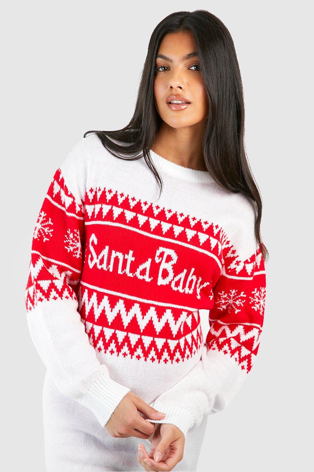 Boohoo santa outlet dress