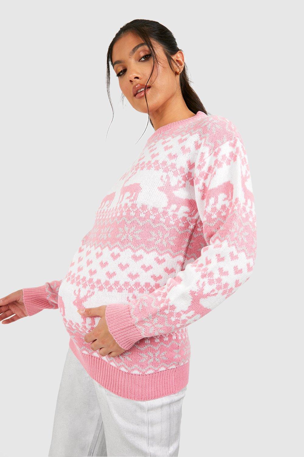 Baby pink christmas outlet jumper