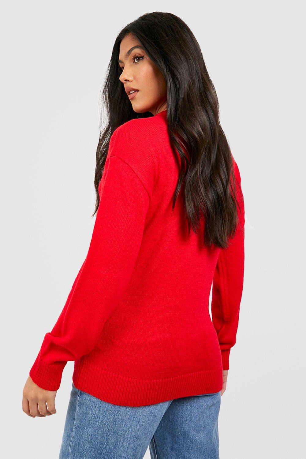 Womens christmas pudding clearance jumper