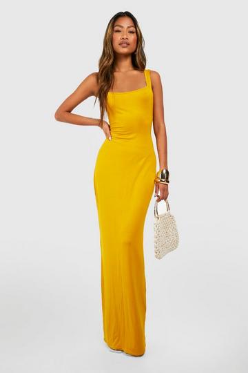 Square Neck Maxi Dress mustard