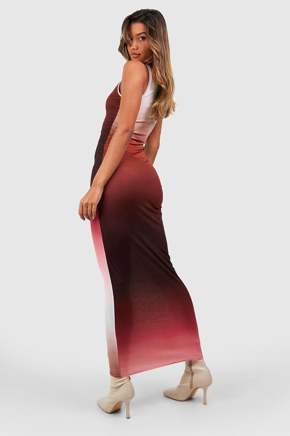 Sunset ombre cheap maxi dress