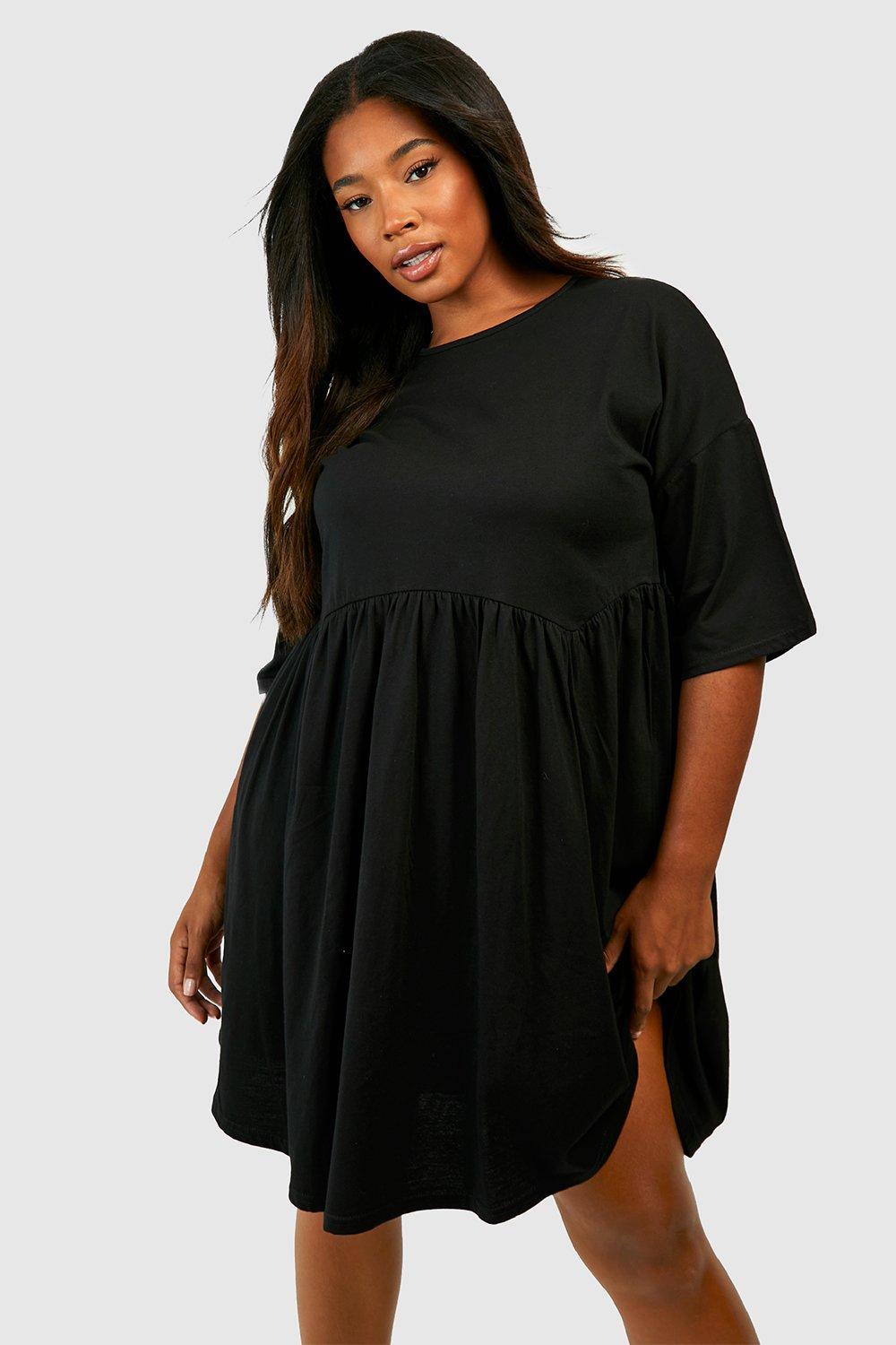 Grande taille Robe ample en coton boohoo FR