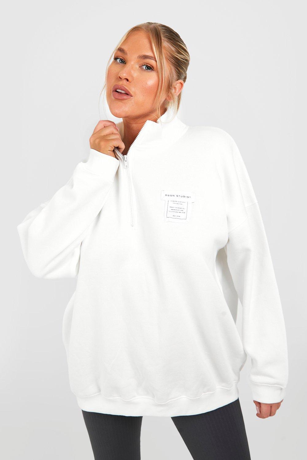 White sweatshirt sales womens uk