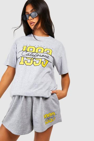 Maternity 1993 Sweat Short Set grey