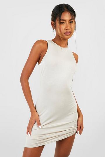 Racer Bodycon Dress stone