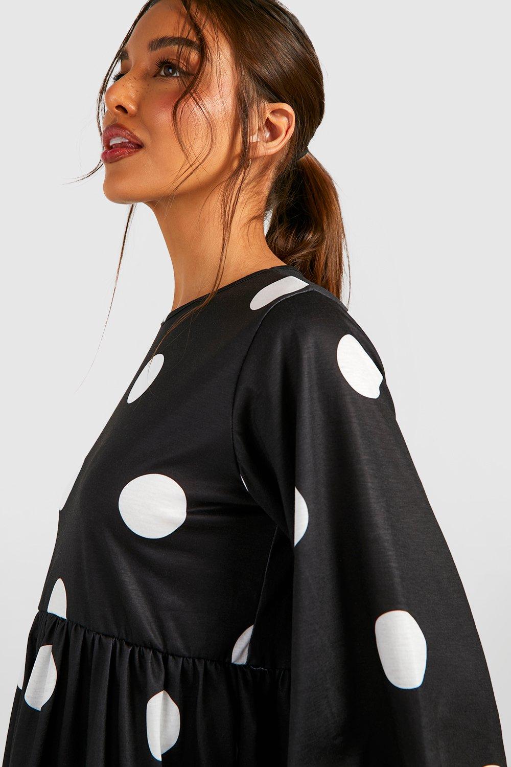 Robe pois et volants