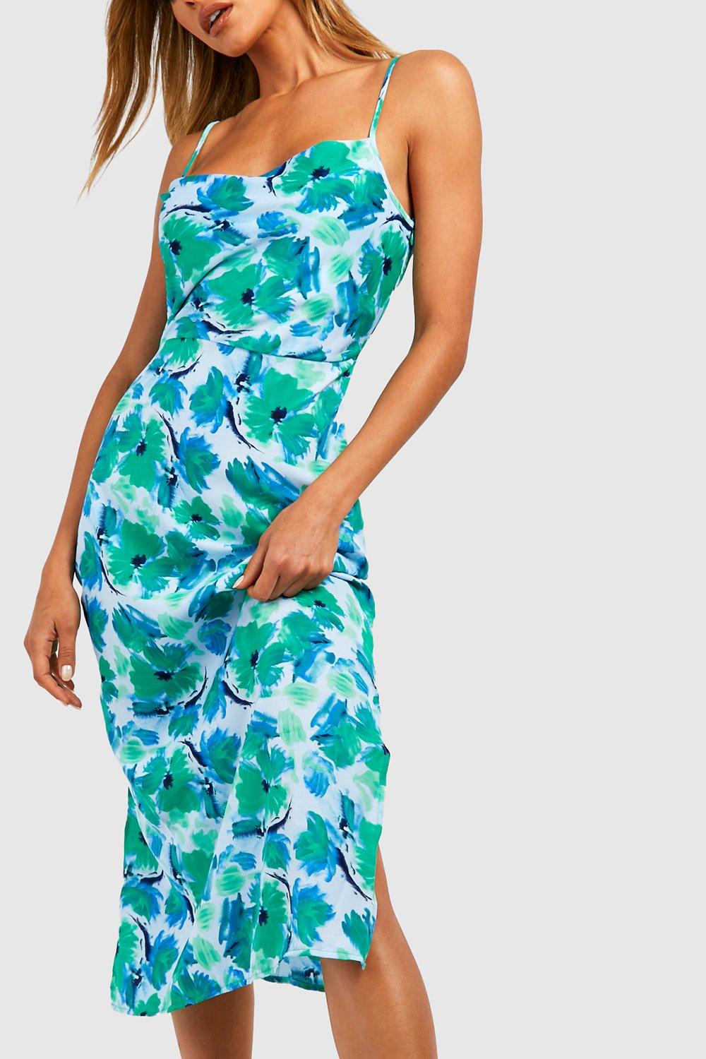 Midi slip outlet dress floral