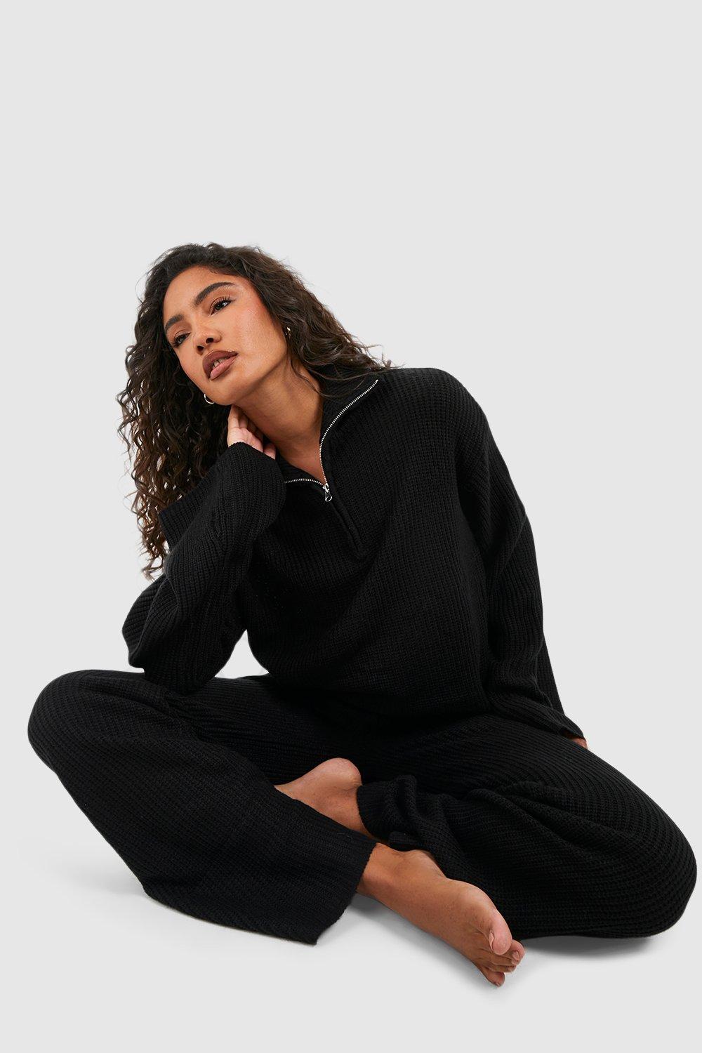 Black Tall Lounge Jogger For Women