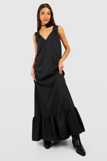 Trapeze Maxi Dress black