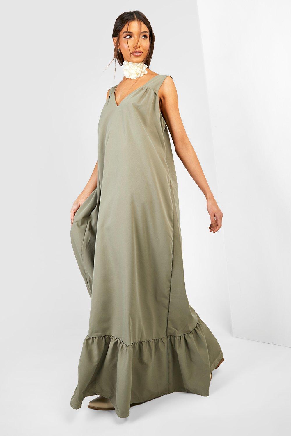 Trapeze maxi hot sale dress