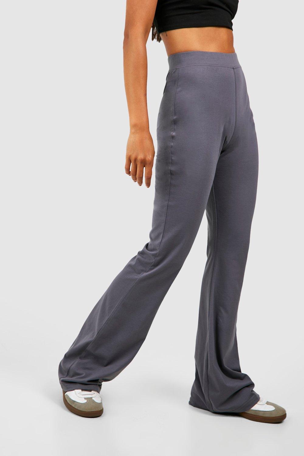 AMIRI Stretch cotton-blend velour flared leggings