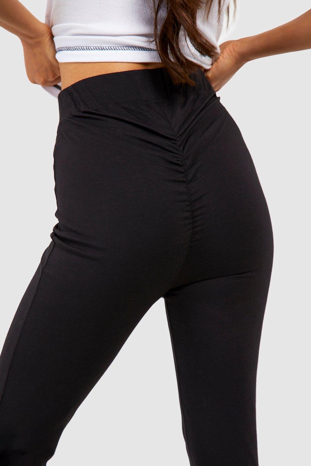 Geraffte Booty-Boosting Leggings aus Baumwolle